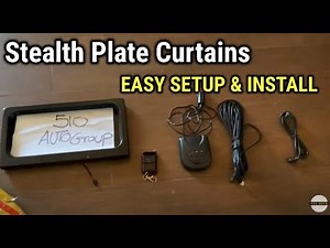 Stealth Plate Curtains | Easy DIY install