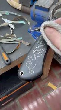 Silver Wire Inlay technique.
