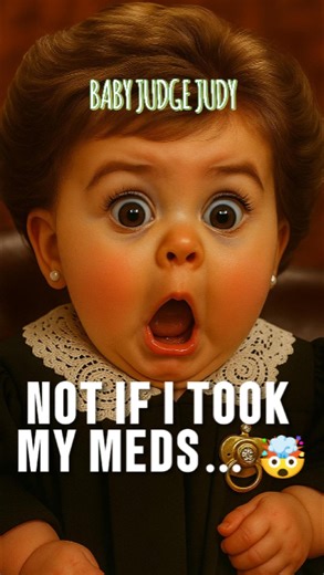 Baby Judge Judy - Not If I Took My Meds… 🤯🚗 | Funniest Car Theft Roast Ever Baby Judge Judy turns a car theft case into comedy gold with one of her sharpest one-liners yet: “Not if I took my meds…” 🤯 The courtroom can’t handle the savage timing, and this roast is already viral-worthy. 🔥 In this viral short you’ll see: ✔ Baby Judge Judy roasting a car theft excuse into dust 🚗💥 ✔ Savage courtroom timing that lands like a punchline 😂 ✔ A one-liner so good you’ll replay it on loop 👶⚖️ ✔ The 