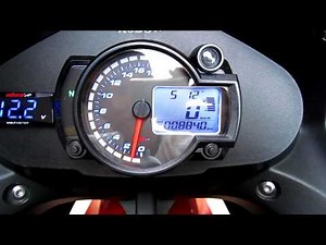 KOSO RX2N set on Kawasaki Ninja 250r by One3 motoshop