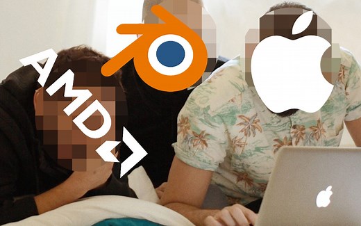 苹果电脑如何使用Blender-苹果系统最合适的三维软件-ProRender简单试用