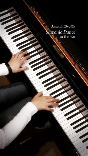 🎹 Dvořák’s Slavonic Dance in E minor · Rare Solo Version! #Dvorak #ClassicalPiano #ClassicalMusic