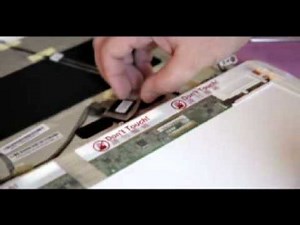 Laptop screen replacement / How to replace laptop screen Packard-Bell EasyNote TS45
