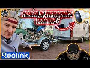 CAMÉRA DE SURVEILLANCE CAMPING-CAR 100% AUTONOME ! REOLINK ARGUS 3 #reolink