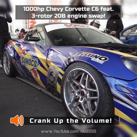 108K views · 5.4K reactions | Just listen to this 3-rotor 20b swapped Chevy Corvette C6! | NM2255 | Facebook