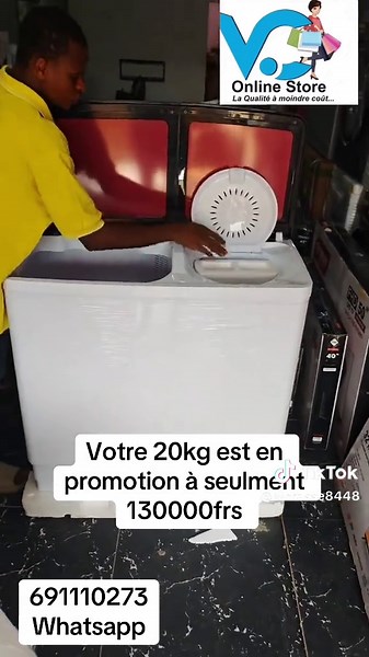 Votre machine à laver semi automatique 20kg en promotion #pourtoi #camerountiktok🇨🇲 #gabon🇬🇦