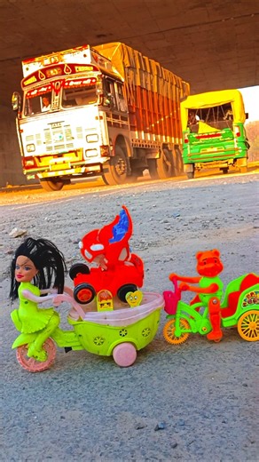 Remote Control Scooty Girl And Monkey Scooter Unboxing And Testing Short ||