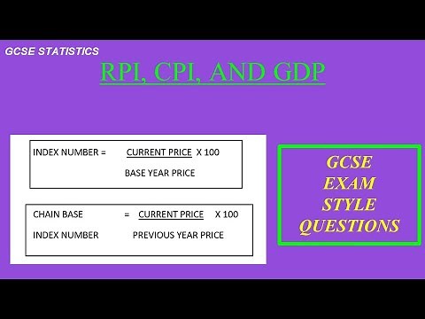 GCSE Statistics RPI CPI GDP