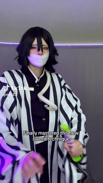 Maestría en técnica de espada para cosplay de Demon Slayer