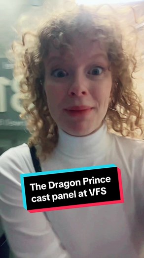 Snapshots of #TheDragonPrince at VFS! ✨ Had an incredible time speaking at the panel with the amazing cast - Jesse Inocalla, Sasha Rojen , Omari Newton, and Jason Simpson. #VFS #VoiceActing #rayla #BehindTheScenes #PaulaBurrows #lordviren #soren #Ezran #jesseinocalla #sasharojen #omarinewton #jasonsimpson