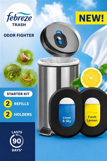 Watch Febreze Trash Odor Fighter on Amazon Live