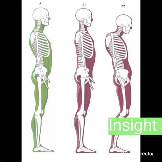 Normal spinal alignment and common posture tendencies.#posture #posture correction #healthandfitness