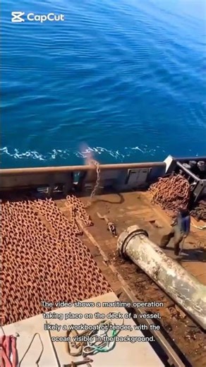 process of recovering an offshore mooring system.#shortsfeed