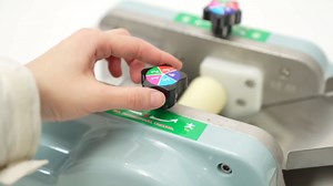 Dumpling Skin Maker Machine For Home/Commercial Use 110V Automatic Dumpling Skin Machine Electric Dumpling Wonton Wrappe Maker Machine Dough Maker with 8cm Round Mold Dumpling Wrapper Machine