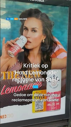 Kritiek op 'Hard Lemonade' reclame van Stëlz | RTL Nieuws