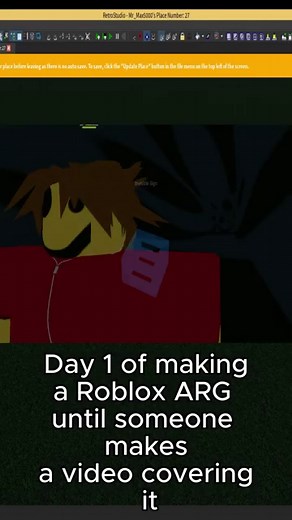 Day 1 of Making A Roblox ARG #arg #roblox #robloxarg #devlog #project #forsaken