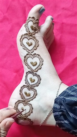 beautiful 😍 navratri special feet mehndi design 2026 | Pairon ki Mehandi #feetmehandi #mehndi #short