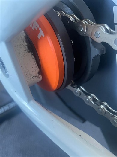 Zwift Ride Set Up dust and clicking on Zwift Cog