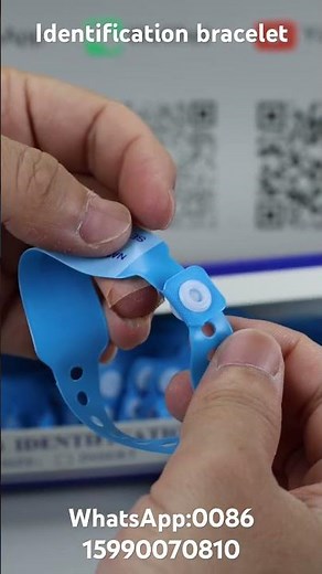 Hospital Patients Pvc Material Medical Id Bracelet Wristband Bracelet Identification for Hospital