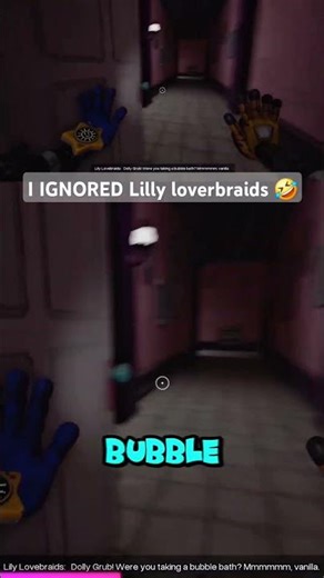 I IGNORED Lilly loverbraids 🤣 #poppyplaytime #poppyplaytimechapter5 #gaming