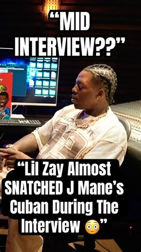 “Lil Zay Reached For J Mane’s Cuban MID INTERVIEW 😭💥”