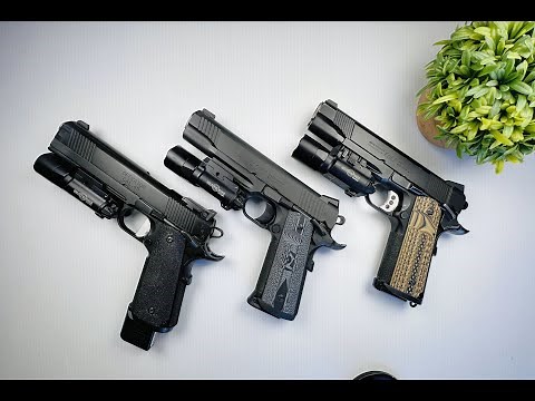Colt Combat Unit (CCU) / Colt Rail Gun / Springfield TRP 1911 soft comparison