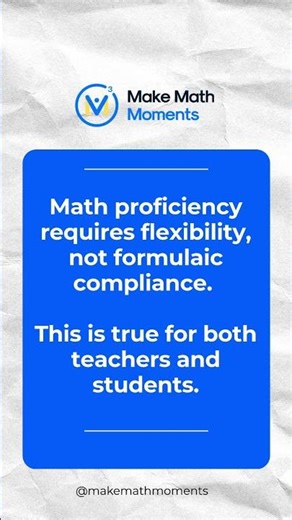 Routine Isn’t the End Goal in Math
