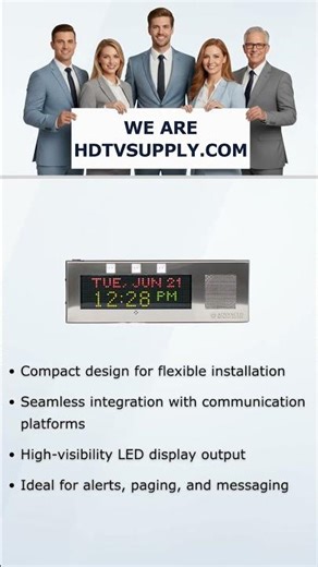Advanced Network Devices IPCSS-RWB Small LED IP Display – Stainless Steel