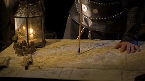 Historical Cinematic war footage.