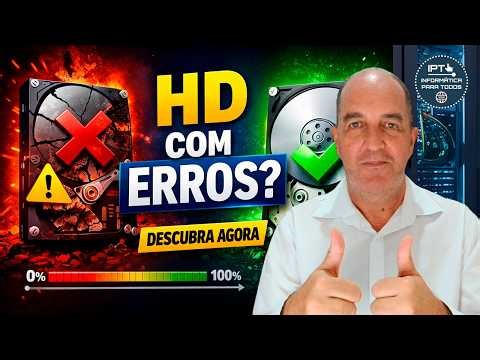 HD com Erros? Teste a Saúde do HD com Esses 3 Programas GRÁTIS!