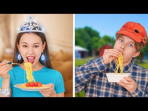 Fille de la ville 5 ÉTOILES contre Garçon du village 1 ÉTOILE ! 💎 | 123 GO! Series