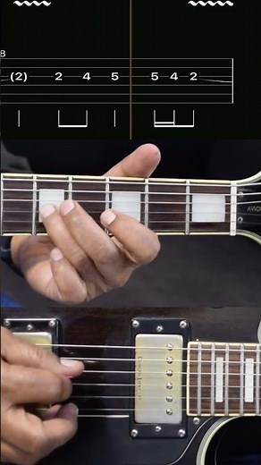Tab tutorial The unforgiven Metallica chorus Gtr 2 #guitar #guitarlesson#elecricguitar
