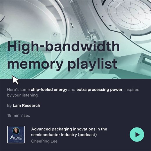 1.4K views · 23 reactions | Now streaming: Advanced Packaging Innovations in the Semiconductor Industry. On the TechArena podcast with Allyson Klein, Managing Director for Advanced Packaging Chee Ping Lee explores the advancements in high-bandwidth memory (HBM) and hybrid bonding that meet the demands of AI and next-generation applications. Hit play to hear how we drive breakthroughs in advanced packaging. https://bit.ly/3YZz48M | Lam Research Corporation | Facebook