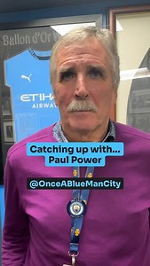 ⚽️ So great to chat with legendary City skipper Paul Power… 🥅 He made an incredible 445 appearances for the Blues, captaining the side between 1979 and 1986. 🩵 A hugely popular player, on and off the pitch. #OnceABlue | Once A Blue Man City