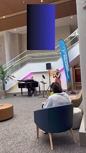 Amy Beach’s The Year’s at the Spring from her Three Browning Songs with pianist Jacob Coleman at the Lexington Hospital. 🎹🎺🎶🌺 | Mary Elizabeth Bowden