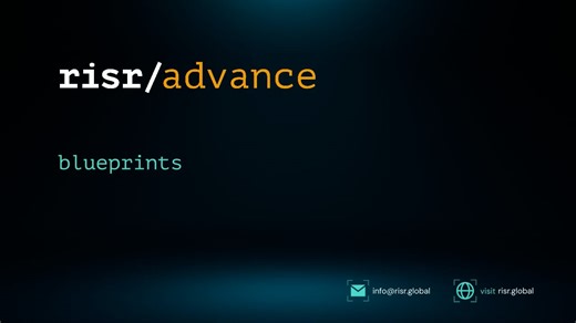 risr/advance – blueprints