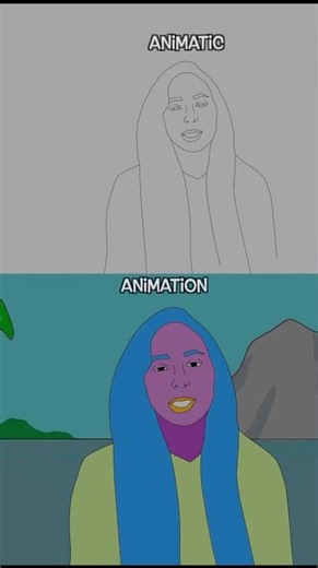 Animatic vs Animation! #animatic