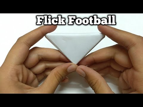 How To Make An Origami Flick Football From Avengers Endgame (Aadrit's Origami)