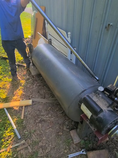 Franken-compressor Part 3: Fixing a Stuck Wrench on Air Compressor