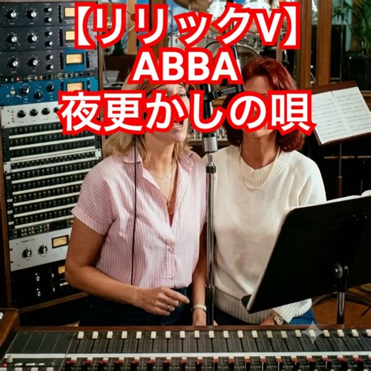 【リリックビデオ】ABBA 夜更かしの唄 ギミー！ギミー！ギミー！ #shorts #ABBA #夜更かしの唄 #GimmeGimmeGimme #リリックV #洋楽