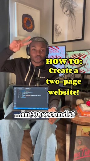 How to Create a Two-Page Website in VS Code