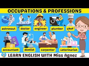 31+ Professions and Occupations Vocabulary With Examples and Pictures | Fun English with Miss Agnez