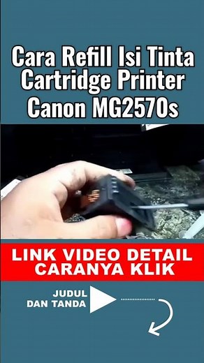 How to Refill Ink on a Canon MG2570s Printer