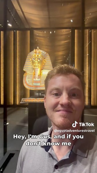 Want to see King Tut’s Mask and the NEW Grand Egyptian Museum… without the crowds? 👀✨ I’m Gus — your Egypt travel expert 🇪🇬✈️ The @Grand Egyptian Museum is officially open to the public and it’s already PACKED with excited visitors checking out the stunning Tutankhamun Galleries and Khufu’s Solar Boat 🚤🛕 But before the grand opening to the public, I scored an exclusive early access tour — no crowds, full access, and SO many jaw-dropping moments 🤯 🎥 I filmed everything for you! Head to my 