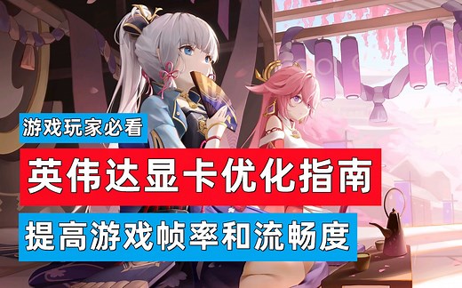 【54期】游戏党必备：N卡显卡详细优化 提升FPS帧率设置教程，英伟达中低端显卡简单有效提升游戏流畅度和游戏体验的设置