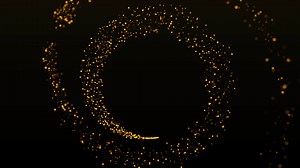 Download golden particle backgrounds looped, Gold Particles for free