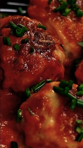 Chicken Parmesan Meatballs | Easy Dinner Recipe🤤