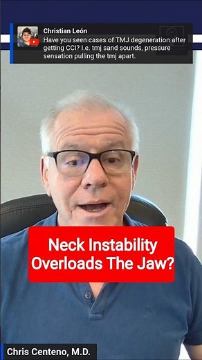 TMJ & CCI: How Neck Instability Affects Your Jaw #shorts
