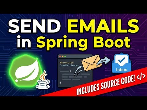 How to Send Emails in Java Spring Boot? (with SOURCE CODE!)