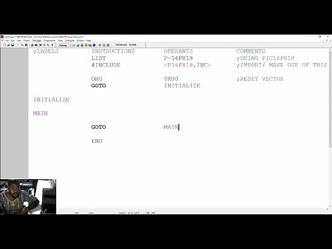 Creating new MPLAB project, Setting configuration bits and the #include instruction (Tutorial 3).